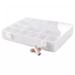CAIXA PLASUTIL DUO C/16 DIVISORIAS BCO - Cores Vivas Home Center