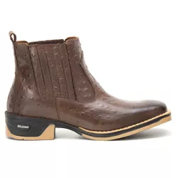 Botina Masculina Texana Avestruz Jump - BOTINAAVES... - Country Shop Botas Texanas
