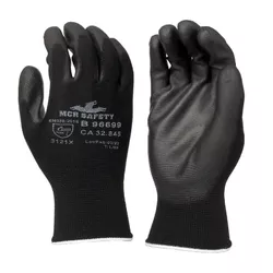 LUVA POLY PU BLACK 50M-PU PRETA CA46058 - V0087 - Data Brasil - EPI's & Treinamentos