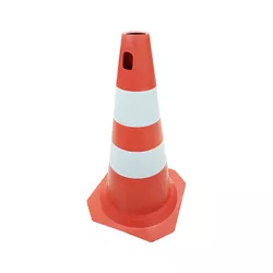 CONE RIGIDO SEM REFLETIVO 50CM - V0357 - Data Brasil - EPI's & Treinamentos