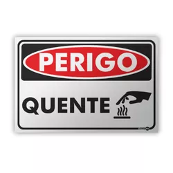 PLACA SINALIZACAO PR5003 QUENTE - 11910 - Data Brasil - EPI's & Treinamentos