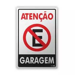 PLACA SINALIZACAO PS04 DE GARAGEM - 11912 - Data Brasil - EPI's & Treinamentos