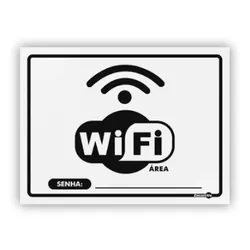 PLACA SINALIZACAO PS633 WIFI - 10677 - Data Brasil - EPI's & Treinamentos