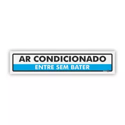 PLACA SINALIZACAO PS44 AR CONDICIONADO ENTRE SEM B... - Data Brasil - EPI's & Treinamentos