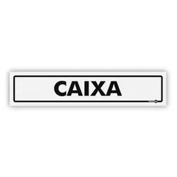 PLACA SINALIZACAO PS50 CAIXA - 38351 - Data Brasil - EPI's & Treinamentos