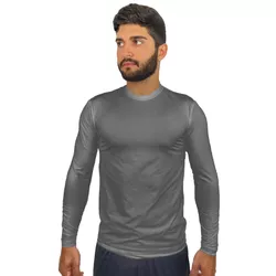 CAMISA DE HELANCA MALHA DRYFIT E UV COMFORT CINZA ... - Data Brasil - EPI's & Treinamentos