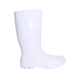 BOTA PVC SAFETY BOOTS CANO ALTO SEM FORRO BRANCA 6... - Data Brasil - EPI's & Treinamentos