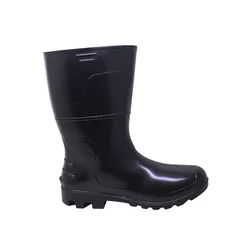 BOTA PVC SAFETY BOOTS CANO MEDIO COM FORRO PRETA C... - Data Brasil - EPI's & Treinamentos