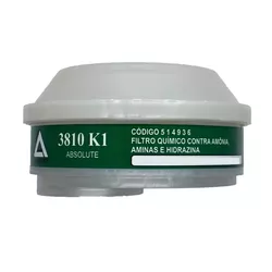 FILTRO QUIMICO 3810 K1 VO P/ MASCARA AIR SAFETY - ... - Data Brasil - EPI's & Treinamentos