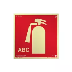 PLACA FOTOMUNINESCENTE 20X20 PAF325 EXTINTOR DE IN... - Data Brasil - EPI's & Treinamentos