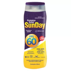 PROTETOR SOLAR FPS 60 1/3 UVA 200ML - 23225 - Data Brasil - EPI's & Treinamentos