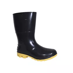 BOTA PVC SAFETY BOOTS CANO MEDIO COM FORRO PRETA/A... - Data Brasil - EPI's & Treinamentos