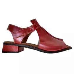 Sandália Couro Vermelho - LILIAN03-VRMLH - DEDMAR CALÇADOS