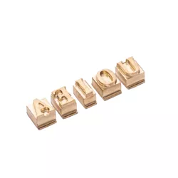 Kit 5 Vogais Extras em Bronze 9,5mm - VO-CAMBR - DIBRONZE