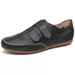 Mocatênis Feminino DiConfort Preto - Diconfort Calçados | Calçados confortáveis e anatômicos