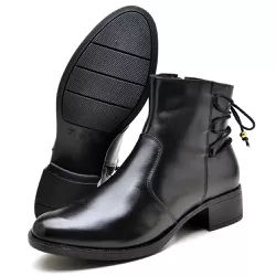 Bota Country Montaria Feminina DiConfort Preto - Diconfort Calçados | Calçados confortáveis e anatômicos
