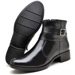 Bota Country Montaria Feminina DiConfort Preto - Diconfort Calçados | Calçados confortáveis e anatômicos