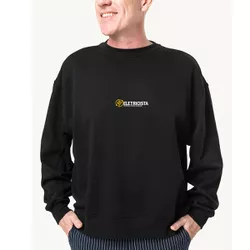 MOLETOM PARA ELETRICISTA FLANELADO PRETO - MLT-EL... - DJON