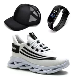 Combo Tênis Esportivo Masculino Para Treino Confor... - DMDAMANDO