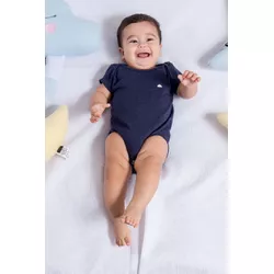 Body Bebê em Cotton Liso - BD10421-AZ - D'Noite - Pijamas e Homewear