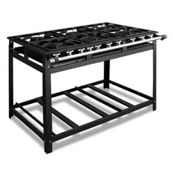 Fogão 6 Bocas Baixa Pressão 30x30 Linha Economy - ... - Dom Pedro Refrigeração