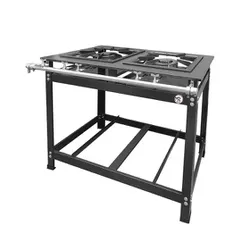 Fogão 2 Bocas Baixa Pressão 40x40 Linha Luxo - MR ... - Dom Pedro Refrigeração