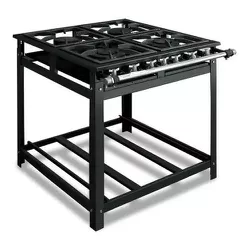 Fogão 4 Bocas Baixa Pressão Linha Luxo - Cristal A... - Dom Pedro Refrigeração
