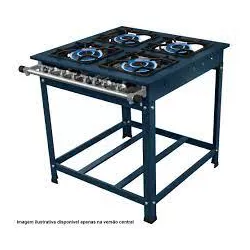 Fogão 4 Bocas Baixa Pressão 30x30 Modelo em Linha ... - Dom Pedro Refrigeração