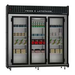 Auto Serviço Frios/Laticínios 2 Metros Linha Class... - Dom Pedro Refrigeração