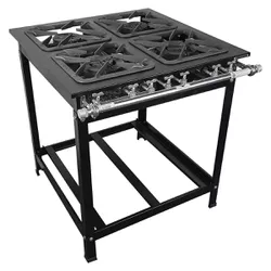 Fogão 4 Bocas Baixa Pressão 30x30 Linha Gold - Cef... - Dom Pedro Refrigeração