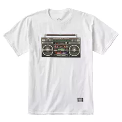 Camiseta Grizzly Boom Box White - 2477 - DREAMS SKATESHOP