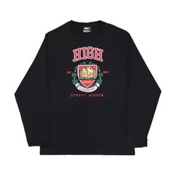 Longsleeve High University Black - 4725 - DREAMS SKATESHOP
