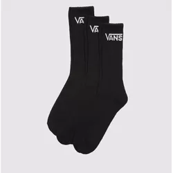 Meia Vans Class Crew 41/45 Black (Pack 3) - 5635 - DREAMS SKATESHOP