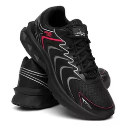 Tênis Feminino BLASTER / PRETO/ROSA - BLASTER-PR - LORENZZO LOPEZ DROPSHIPPING