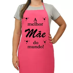 Avental Oxford De Cozinha Rosa Personalizado Para ... - DuChico 