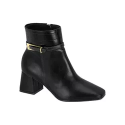 Bota com salto preto - 3098.104.29304 - Elegância Rouparia