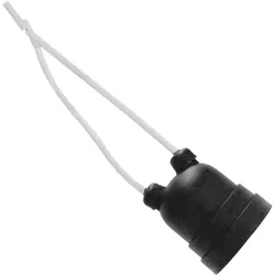 PORTA LAMPADA E-27 COM RABICHO VEDADO - Eletro Light