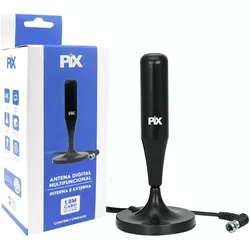 ANTENA INTERNA DIGITAL CABO 1,80 METROS - Pix - Eletro Light