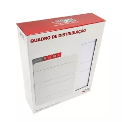 QUADRO DISTRIBUIÇÃO 24 DISJUNTORES SOBREPOR - Eletro Light