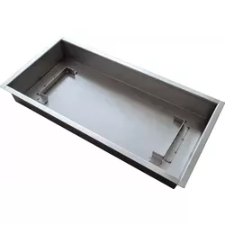 Caixa Externa Inox para Queimador 46cm - K3 Imports - 4864 - Empório do Lazer