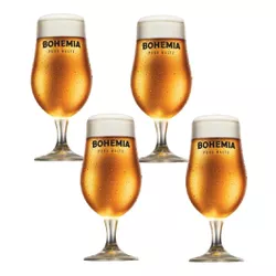 Conjunto 4 Taças Bohemia Puro Malte 380ml - GlobImports - 2240 - Empório do Lazer