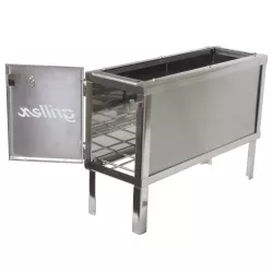 Firebox Com Tampa Kit Parrilla Inox - Giragrill - 3489 - Empório do Lazer