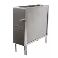Firebox Com Tampa Kit Parrilla 2000 Pro Inox - Giragrill - 3490 - Empório do Lazer