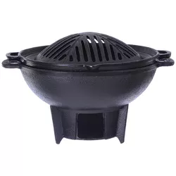 Churrasqueira Gengiskan De Ferro Fundido Redonda Ø32 cm - Santana - 6434 - Empório do Lazer
