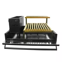 Kit Grillex Braseiro e Firebox 2000 Ac Com Parrilla 4 Ac - Giragrill - 3499 - Empório do Lazer