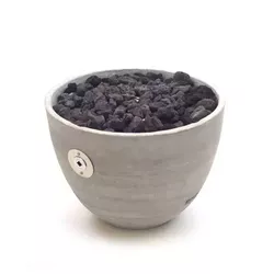 Lareira Fire Pit Á Gás Para Área Externa Olímpia Cinza - K3 Imports - 7938 - Empório do Lazer