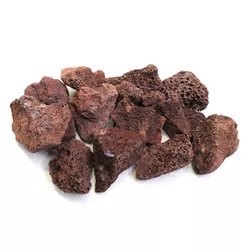 Pedra Vulcânica Marrom Para Lareira Ou Churrasqueira Pacote 2kg - 860 - Empório do Lazer