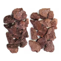 Pedra Vulcânica Marrom Para Lareira Ou Churrasqueira Pacote 4kg - 1348 - Empório do Lazer