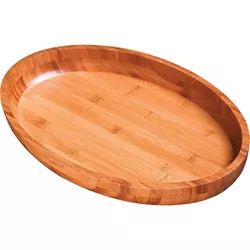 Gamela Oval de Bambo 33x23cm - Mor - 4151 - Empório do Lazer
