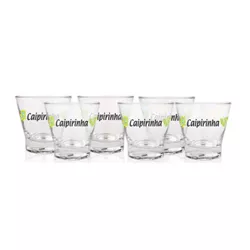 Jogo de 6 Copos para Caipirinha Limão - H. Martin - 2230 - Empório do Lazer
